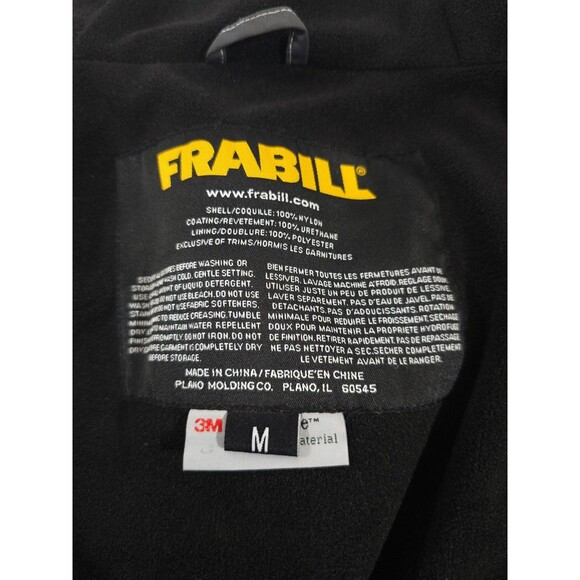 Men's M Frabill I3 Winter Ice Fishing Wading Jacket Self Rescue Coat $200 EUC - Picture 10 of 14